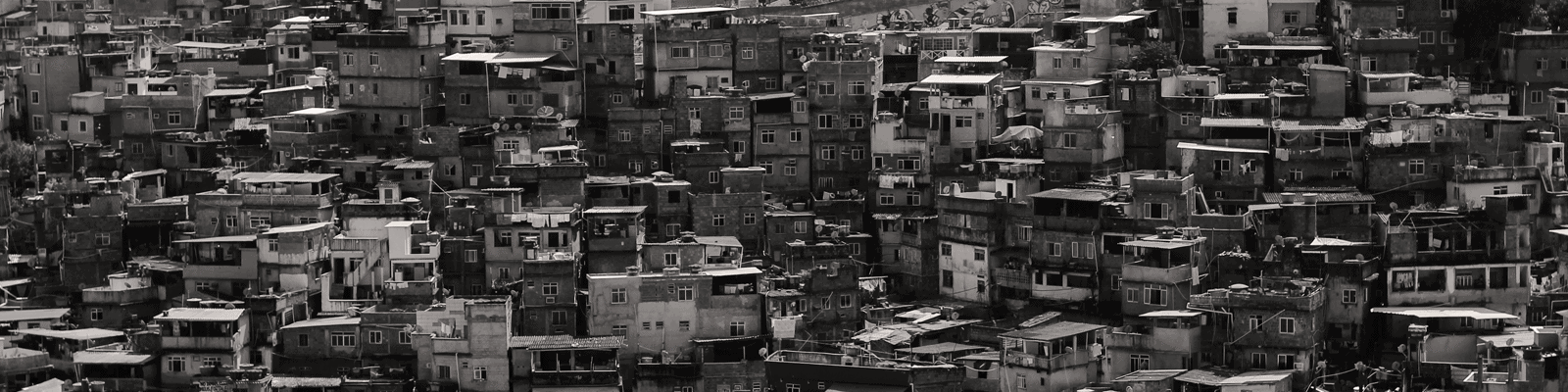 black and white city image