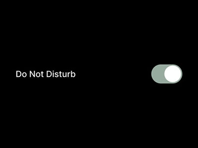 Do not disturb on iOS.