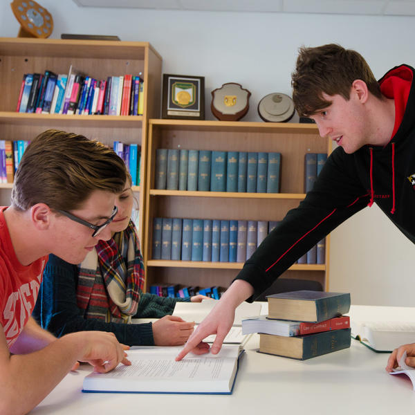 students at law clinic