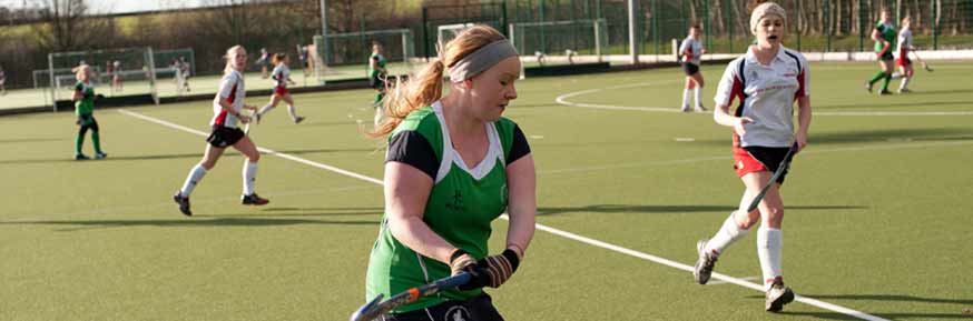 A hockey match