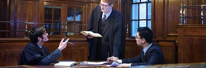 Students at the Lancaster University Student Law Society dinner