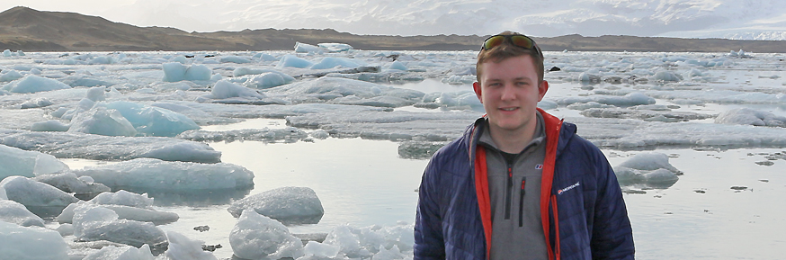 Josh Fryer in Iceland