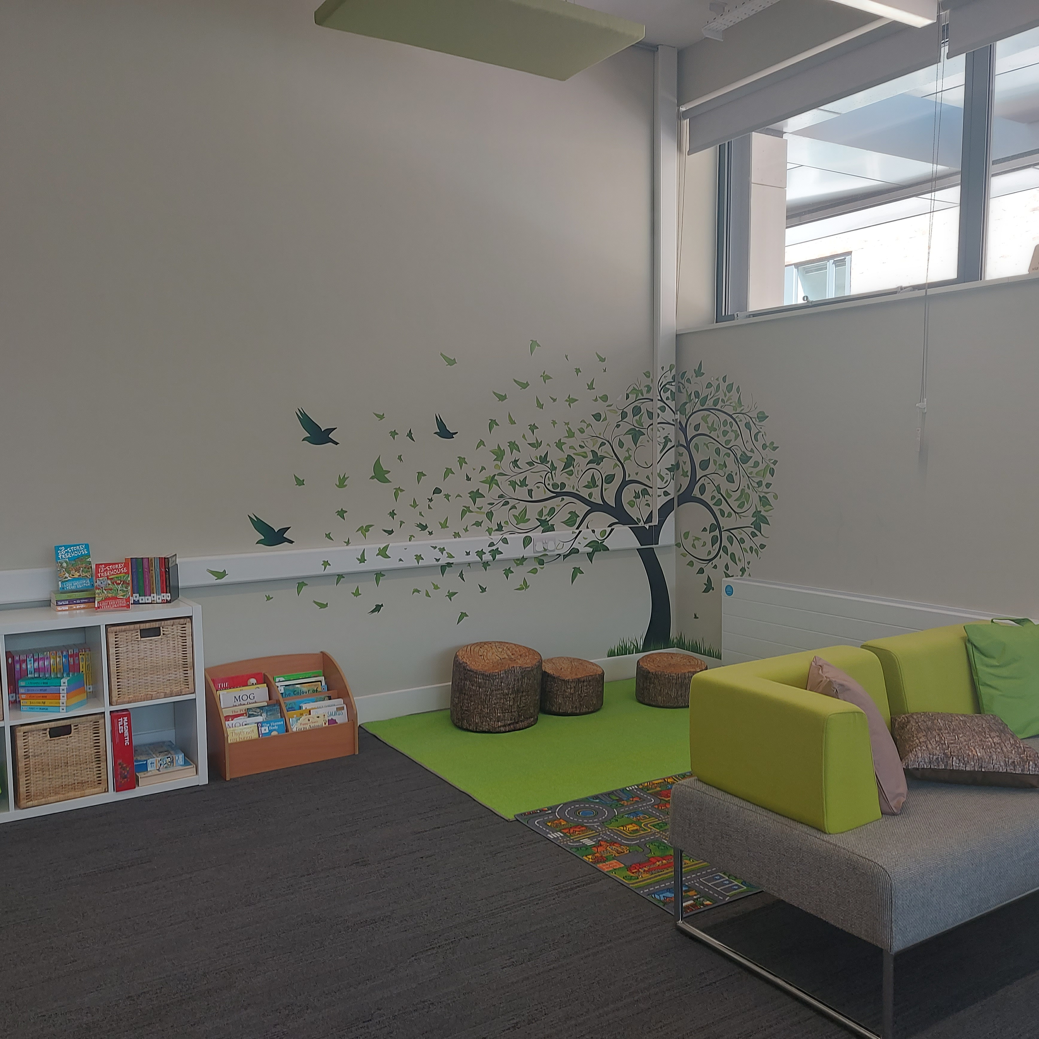 Image of the family room in the library