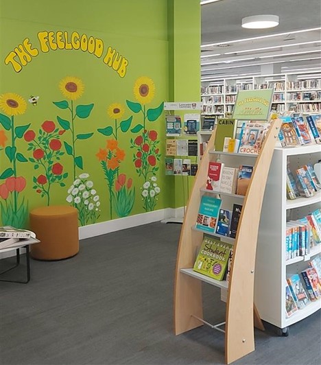 Image of Library feel good hub