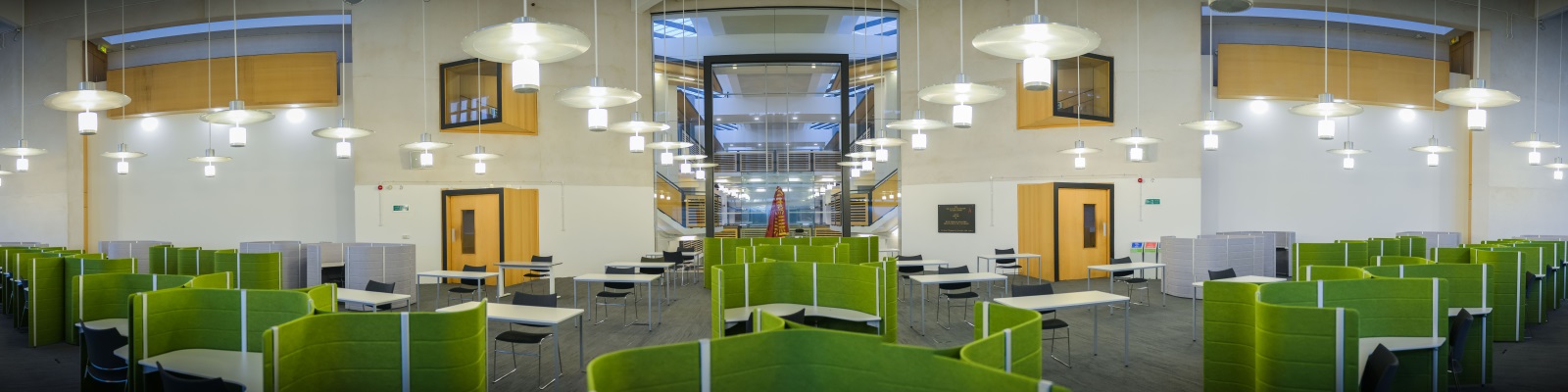 Students using A Floor in the Library