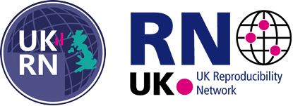 Image of the outline of the UK. Next to this is blue text saying 'UKRN'.
