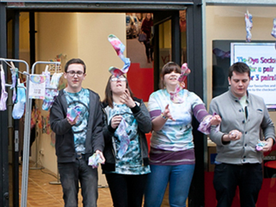 Creative Enterprise students at Campus in the City