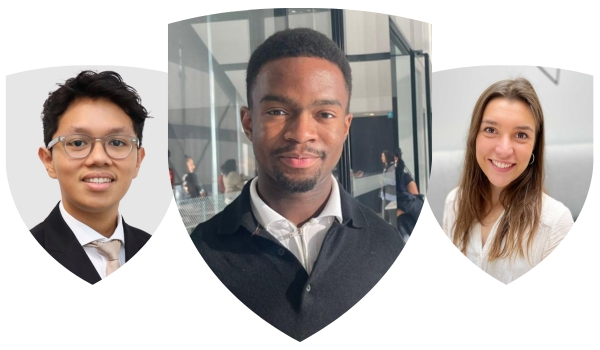A montage of profile images of Lancaster University Management School alumni