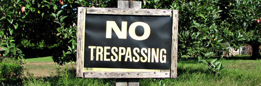 No Trespassing