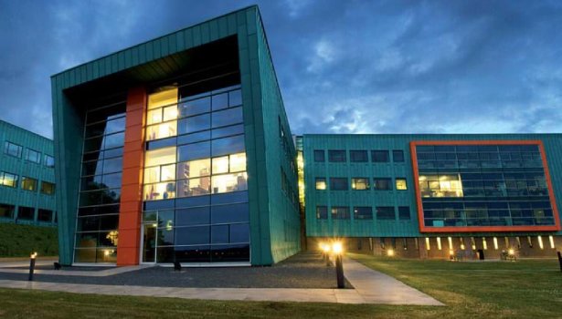 Person typing on laptop