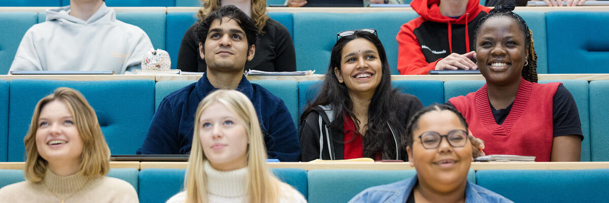 A group of students in a lecture