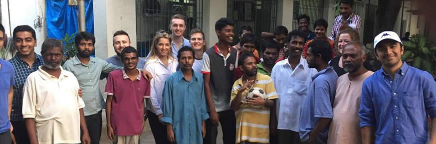 Students visit Chennai Volunteers