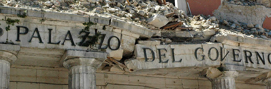 Italian earthquake damage