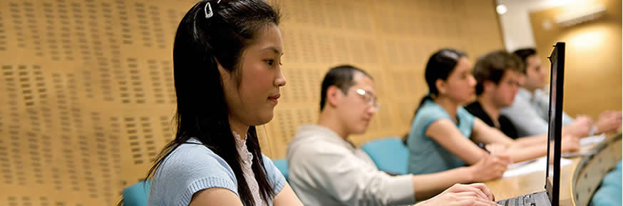 Students in a lecture