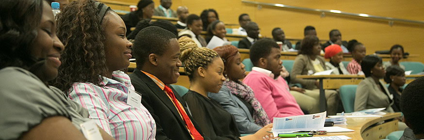 Students at the event