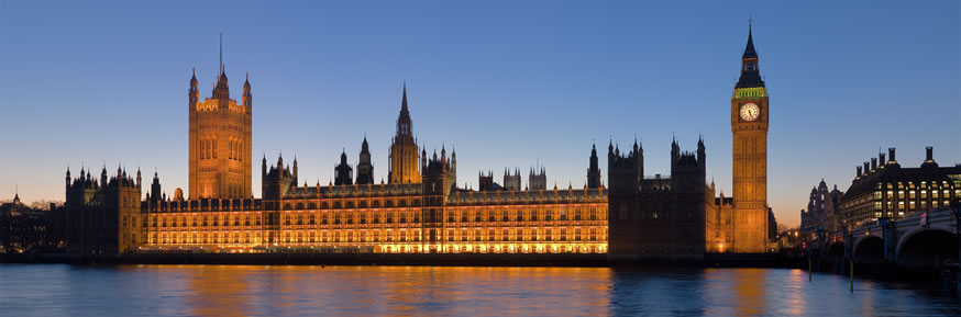 Palace of Westminster - Photo by David Iliff: http://en.wikipedia.org/wiki/Palace_of_Westminster#mediaviewer/File:Palace_of_Westminster,_London_-_Feb_2007.jpg
License: CC-BY-SA 3.0