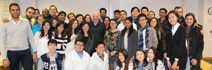 Kevin Roberts with the MBA class