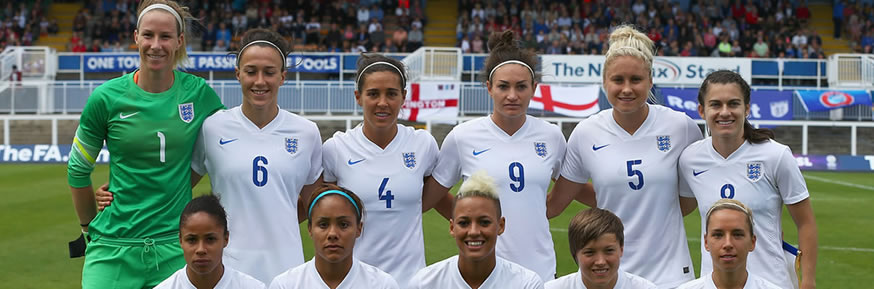 England Women's team, 3 August 2014