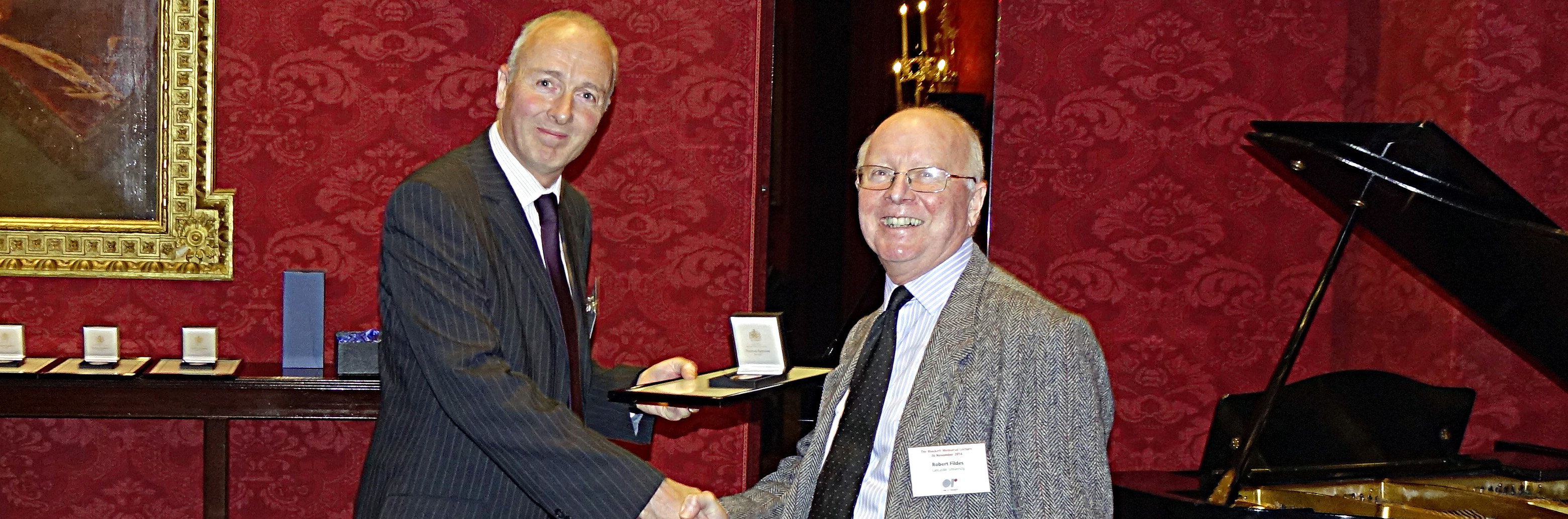 Professor Stewart Robinson, President of the OR Society, and Professor Robert Fildes.