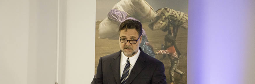 Russell Crowe hosting the event