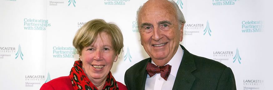 Professor Sue Cox with Lord Young