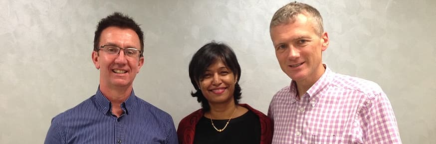 Dr Brian Imrie and Professor Mark Shackleton