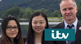 Students in the Lake District