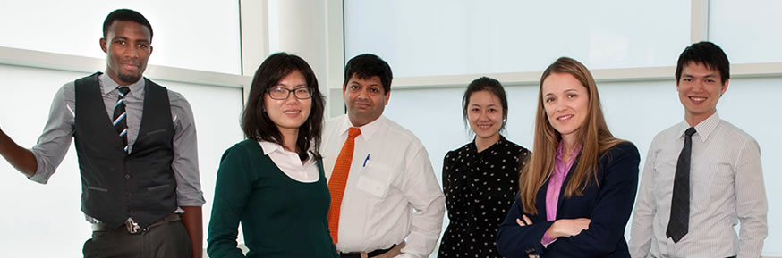 A group of MBA students