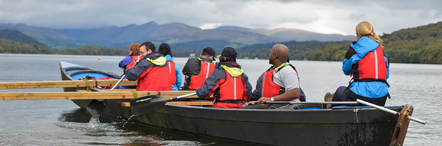 MBA students on Lake Windermere