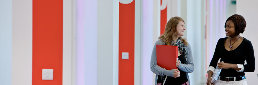 Girls outside the Learning Zone