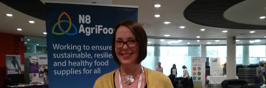 Jessica Davies at the Agrifood event