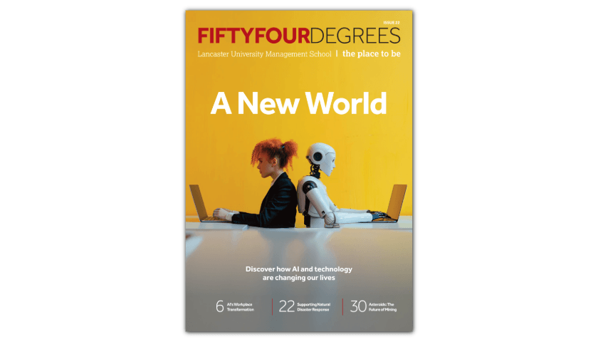 Issue 22 cover featuring the headline 'A New World'