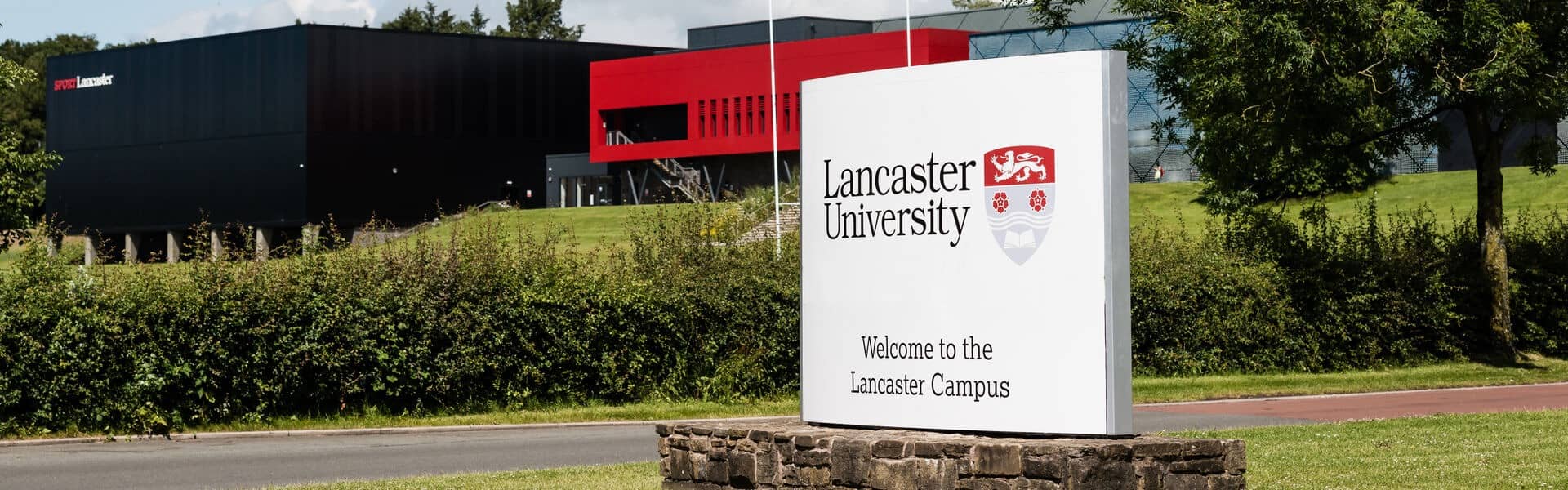 Main Drive Lancaster Uni Sign