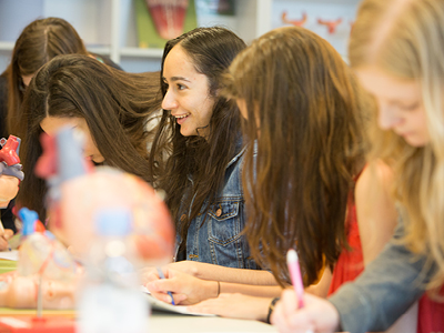 Students in a classroom