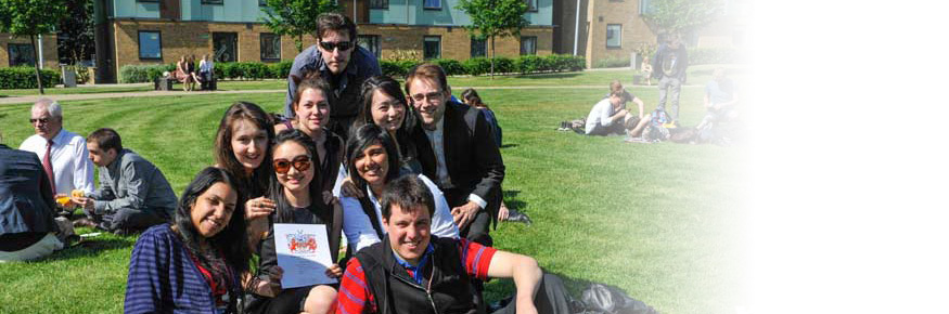 Students with the Lancaster Award 