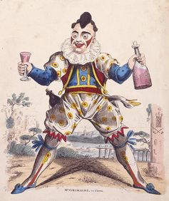 Joseph Grimaldi, c.1820.