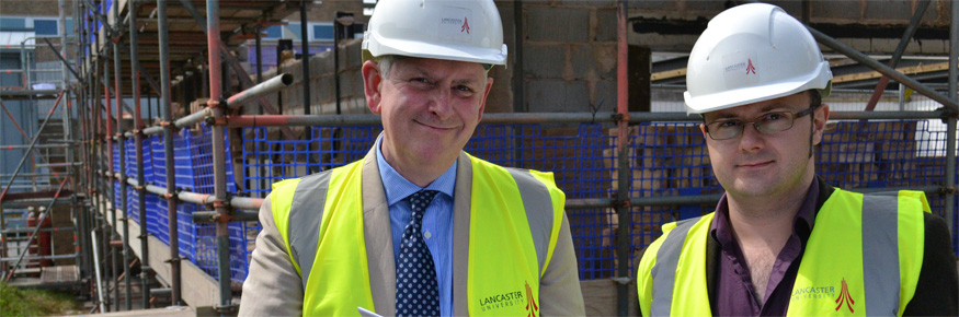 Photograph of Professor Peter Fielden and Dr Michael Peach