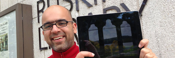 Tarun Sainani and his new mobile app for Brantwood at Coniston