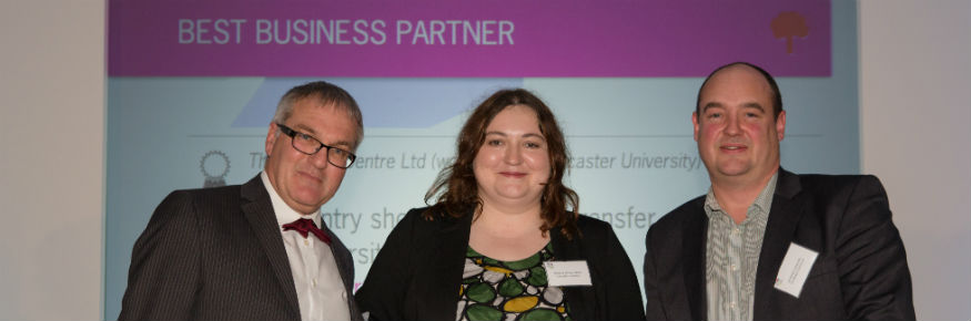 The REACH Centre and Lancaster University have won the Best Business partner Award.