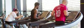 Staff using Sports Centre facilities