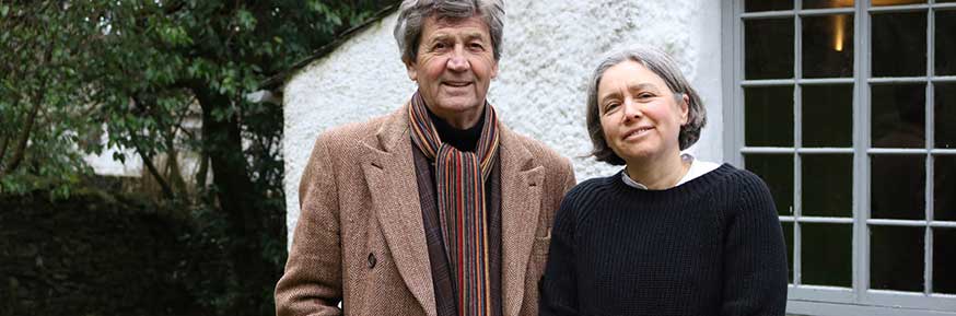 Professor Sally Bushell and Melvyn Bragg
