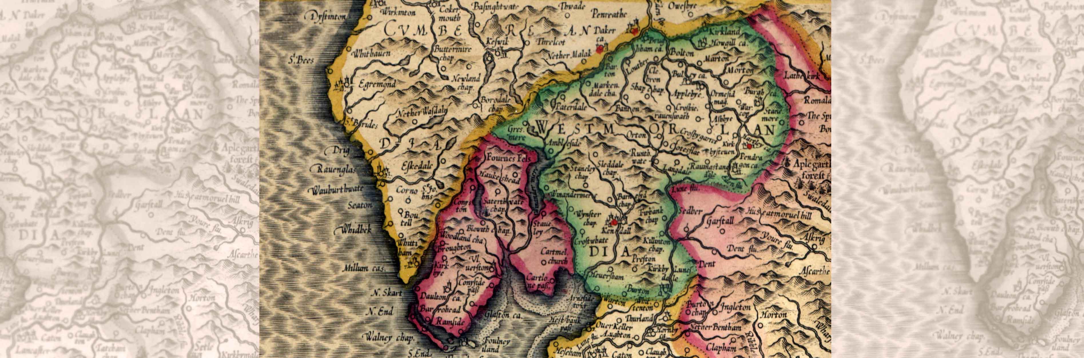 Cumbria map
