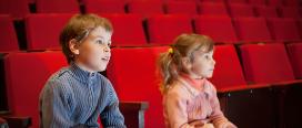 Cinema and children © Pavel Losevsky | Dreamstime.com