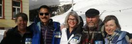 ABCD team at Davos 230118 (L-R): Jeremy Wilkinson (BAS), Craig Lee (University of Washington), Gail Whiteman (Lancaster University), Bruce Forbes (University of Lapland), Jennifer Francis (Rutgers)