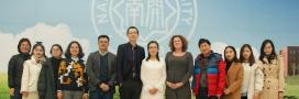 Pentland Centre visit to Nankai, Tianjin, Dec 2018 - 5th from L Junfeng Wang, 6th from L Lingxuan Liu, *th from L Alison Stowell