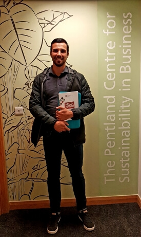 Jean-David Raffenel visiting the Pentland Centre, 17 Jun 2019