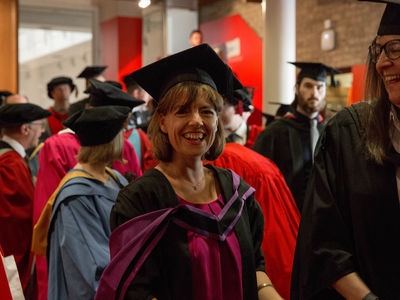 A happy woman graduate
