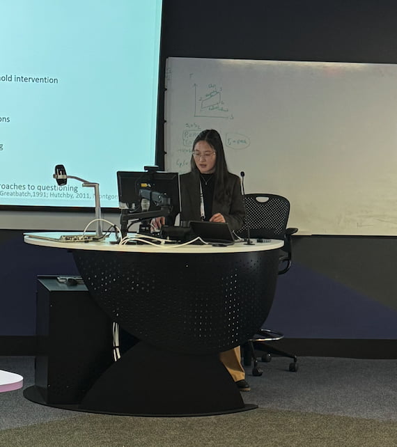 Yingnian Tao Presenting at Queensland University