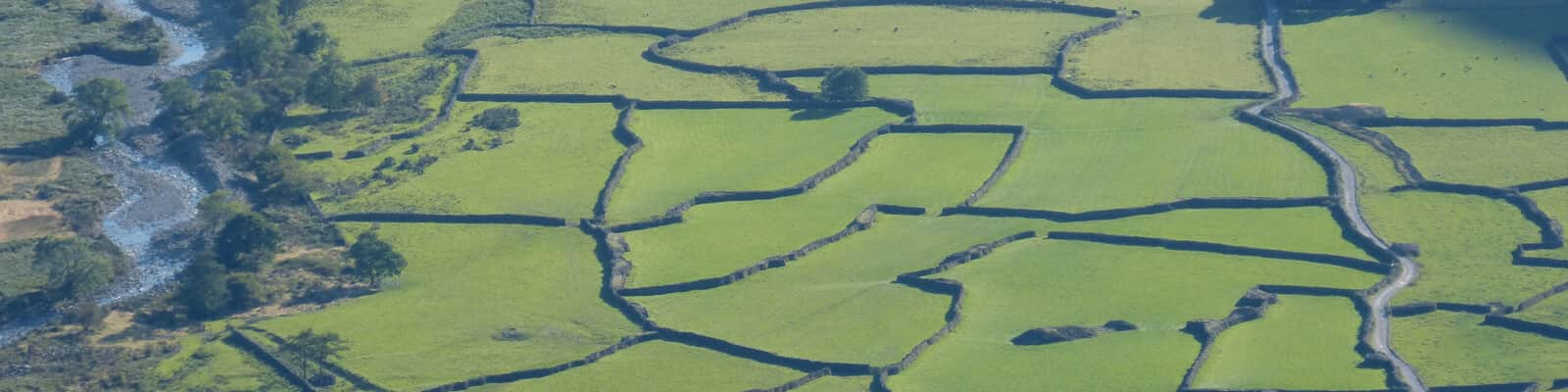 Wasdale Head arial view