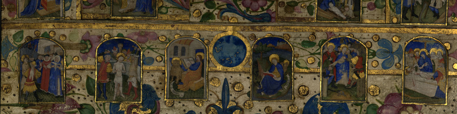 Twenty one miniatures from medieval manuscripts